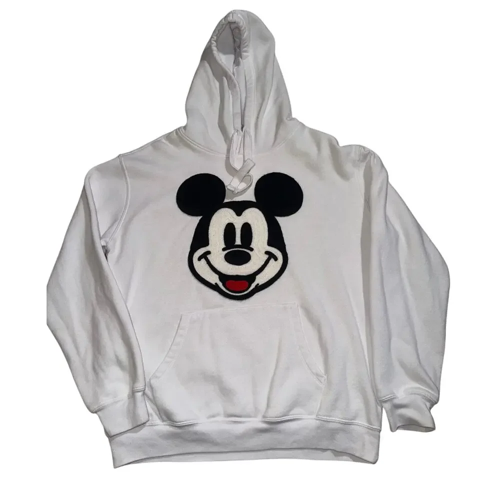 Disney women’s white hoodie embroidered knitted hoodie - Picture 1 of 9